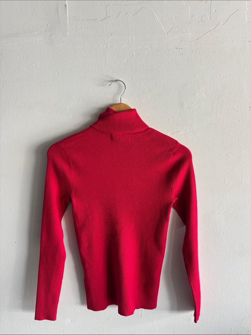 Ralph Lauren Black Label Women's Ribbed Turtleneck Sweater - Fuchsia - Picture 5 of 6